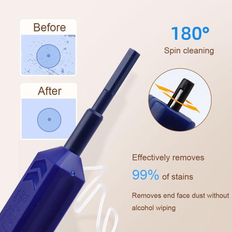 Press-type Fiber End Face Cleaning Pen Fiber Cleaner Tool, Fiber Cleaning Pen