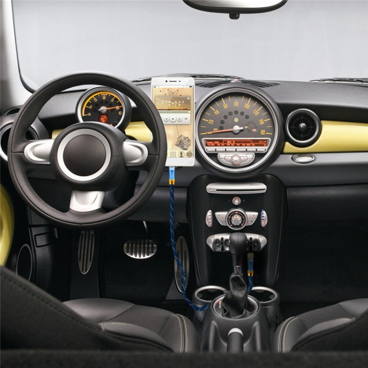 EMK 90-Degree Car 3.5mm Audio Cable Extension Cable, Cable Length:, 0.5M, 1M, 1.5M, 2M, 3M, 5M