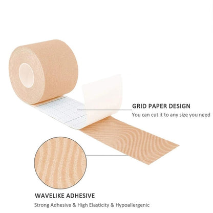 3pcs Muscle Tape Physiotherapy Sports Tape Basketball Knee Bandage, Size:, 2.5cm x 5m, 3.8cm x 5m, 5cm x 5m