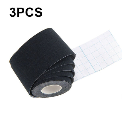 3pcs Muscle Tape Physiotherapy Sports Tape Basketball Knee Bandage, Size:, 2.5cm x 5m, 3.8cm x 5m, 5cm x 5m