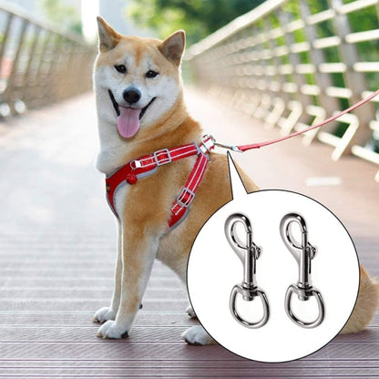 Stainless Steel Swivel Single Hook Pet Leash Hook, 65mm, 70mm, 80mm, 90mm, 100mm, 115mm, 120mm