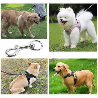 Stainless Steel Swivel Single Hook Pet Leash Hook, 65mm, 70mm, 80mm, 90mm, 100mm, 115mm, 120mm