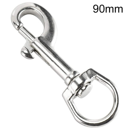 Stainless Steel Swivel Single Hook Pet Leash Hook, 65mm, 70mm, 80mm, 90mm, 100mm, 115mm, 120mm
