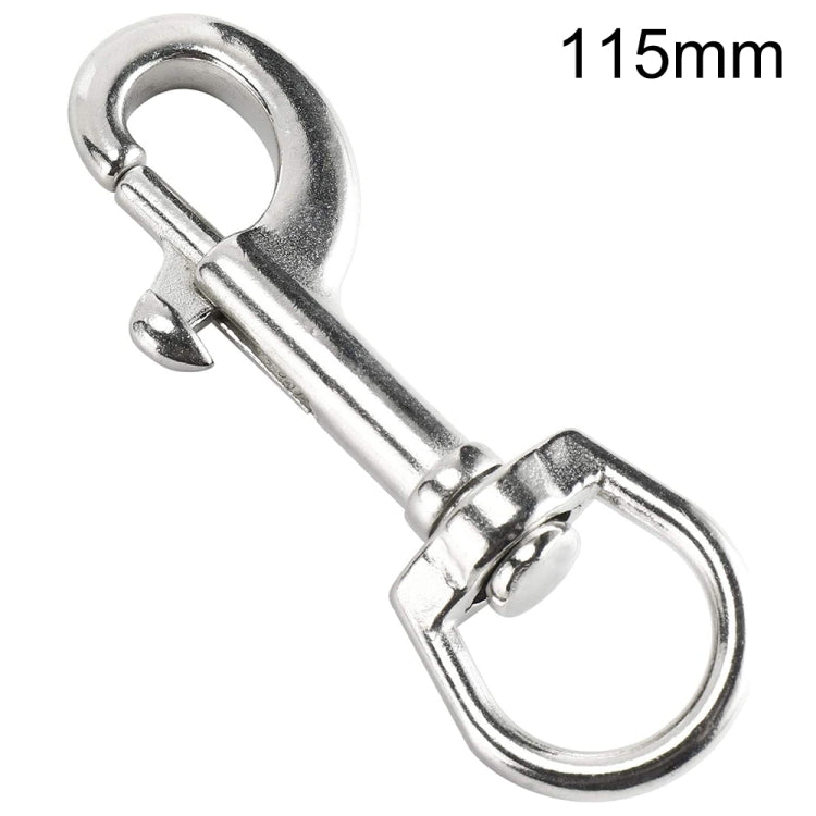 Stainless Steel Swivel Single Hook Pet Leash Hook, 65mm, 70mm, 80mm, 90mm, 100mm, 115mm, 120mm