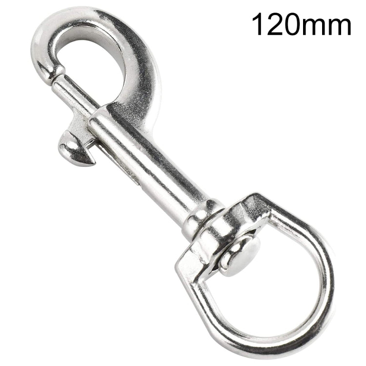 Stainless Steel Swivel Single Hook Pet Leash Hook, 65mm, 70mm, 80mm, 90mm, 100mm, 115mm, 120mm