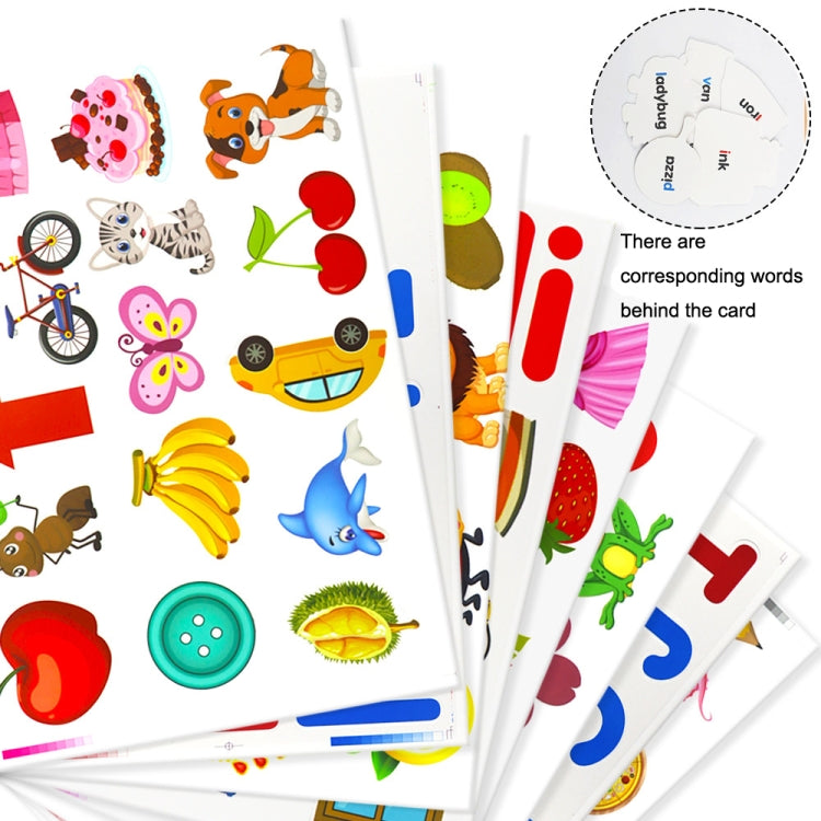 Alphabet Card Early Teaching Hanging Bag Letter Pocket, Alphabet Card