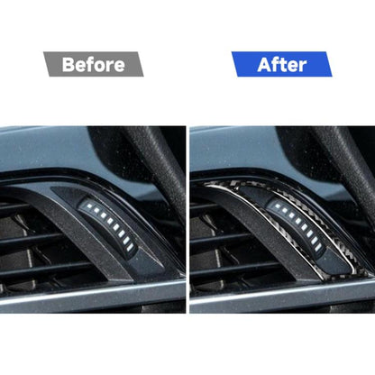 For BMW X1 F48/X2 F39 2pcs /Set Left-Hand Drive Dashboard Air Conditioner Air Vent Knob Sticker, Left-Hand Drive