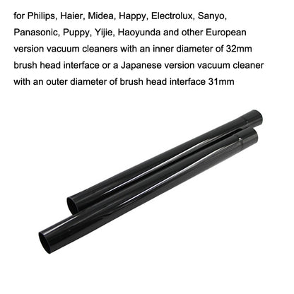 5PCS For Philips / Midea Vacuum Cleaner Accessories Straight Pipe Connecting Pipe, 5PCS Connecting Pipe