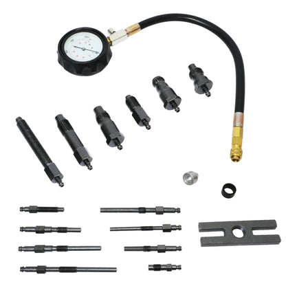 18 PCS / Set TU-15B Diesel Cylinder Pressure Meter Cylinder Pressure Detection Tool, 18 PCS / Set