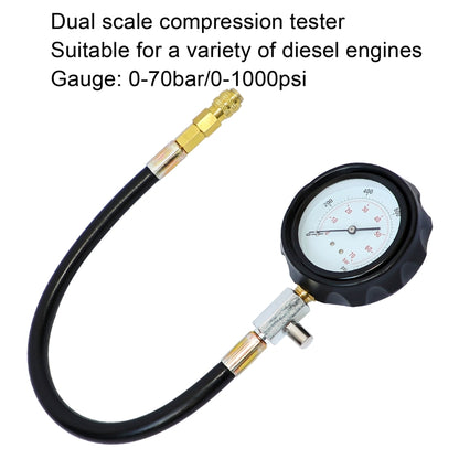 18 PCS / Set TU-15B Diesel Cylinder Pressure Meter Cylinder Pressure Detection Tool, 18 PCS / Set