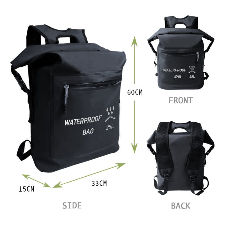 25L Outdoor Swimming Upstream Waterproof Bag Beach Bag, 25L