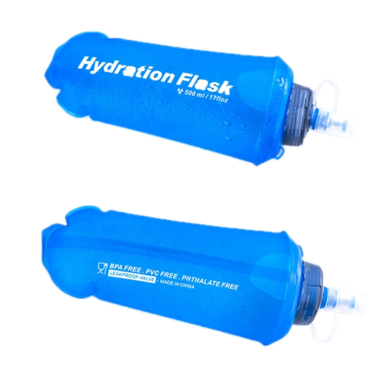 Outdoor Running Sports TPU Folding Soft Water Bag, (500ml)