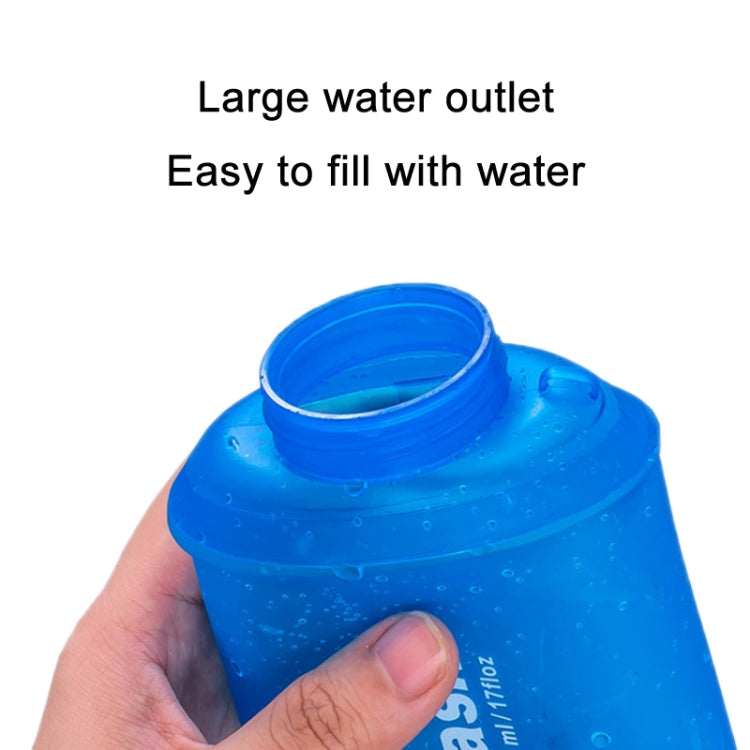 Outdoor Running Sports TPU Folding Soft Water Bag, (500ml)