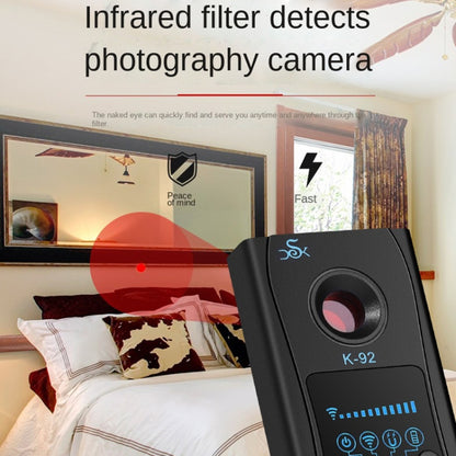 K92 Hotel Anti-candid Shooting Infrared Scanning Camera GPS Anti-location Detector, K92