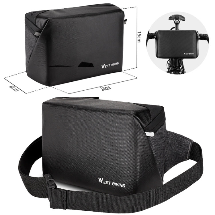 WEST BIKING YP0707298 Bicycle Handlebar Bag Multi-function Messenger Bag Scooter Head Bag, WEST BIKING YP0707298