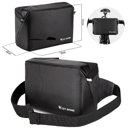 WEST BIKING YP0707298 Bicycle Handlebar Bag Multi-function Messenger Bag Scooter Head Bag, WEST BIKING YP0707298