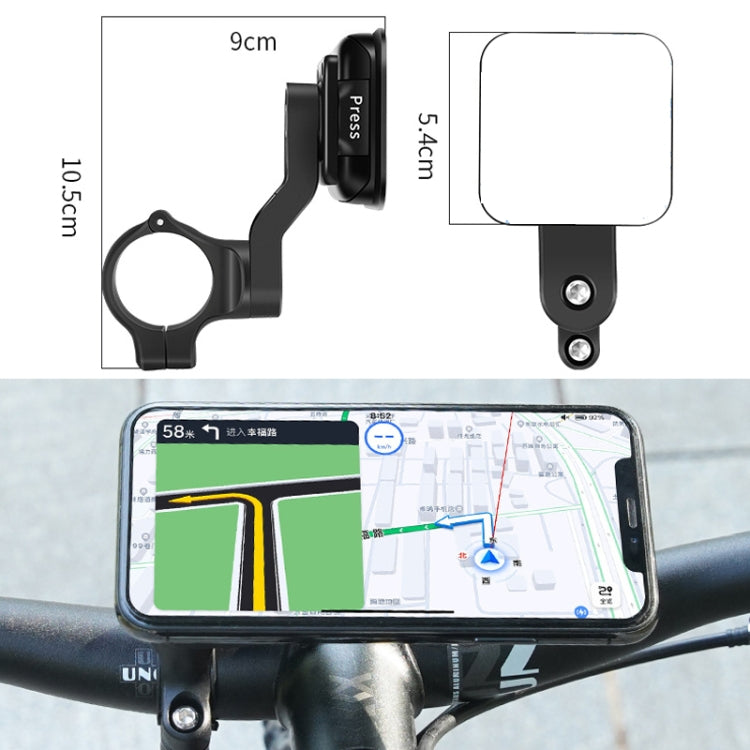 WEST BIKING YP0715060 Bicycle Strong Magnetic Attraction 360 Degree Rotating Navigation Phone Bracket, WEST BIKING YP0715060