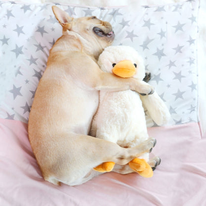 Hoopet Dog Biting Toy Pet Plush Duckling Sound Toy, Small