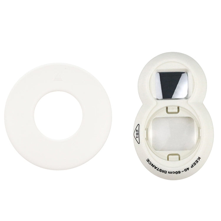 Mini Digital Camera Lens Selfie Mirror + Auxiliary Circle Set for FUJIFILM Instax Mini7+, White, Pink, Blue, Black