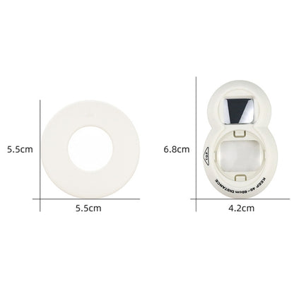Mini Digital Camera Lens Selfie Mirror + Auxiliary Circle Set for FUJIFILM Instax Mini7+, White, Pink, Blue, Black