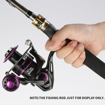 Metal Spinning Wheel Long-range Fish Wire Wheel, Style:, KD1000 (EVA Grip), KD2000 (EVA Grip), KD3000 (EVA Grip), KD4000 (EVA Grip), KD5000 (EVA Grip), KD6000 (EVA Grip), KD PRO1000 (Metal Ball Grip), KD PRO2000 (Metal Ball Grip)...