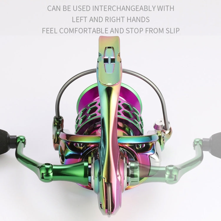 Colorful Metal Fish Line Wheel Long Throw Sea Rod Spinning Wheel, SK1000, SK2000, SK3000, SK4000, SK5000
