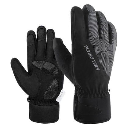 FLYING TERN 315 Thicken Cycling Windproof Warm Touch Screen Gloves, M, L, XL