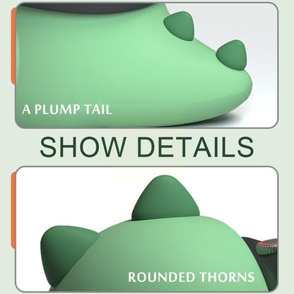 2 PCS H003 Cute Dinosaur Shaped Silicone Charging Stand without Watch For Apple Watch, White, Pink, Green, Black, Grey, Yellow, Purple