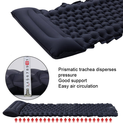 TPU Inflatable Sleeping Pad Camps Outdoor Waterproof Single Travel Cushion, Army Green, Navy)