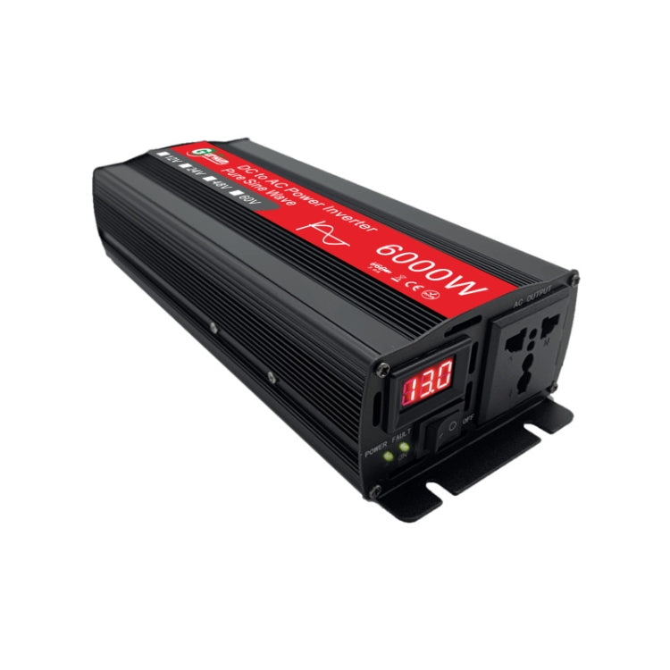 Gurxun 6000W High Power Sine Wave Inverter With Single Digital Display, 6000W 24V-220V, 6000W 48V-220V, 6000W 60V-220V, 6000W 12V-220V