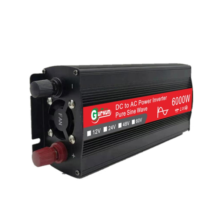 Gurxun 6000W High Power Sine Wave Inverter With Single Digital Display, 6000W 24V-220V, 6000W 48V-220V, 6000W 60V-220V, 6000W 12V-220V