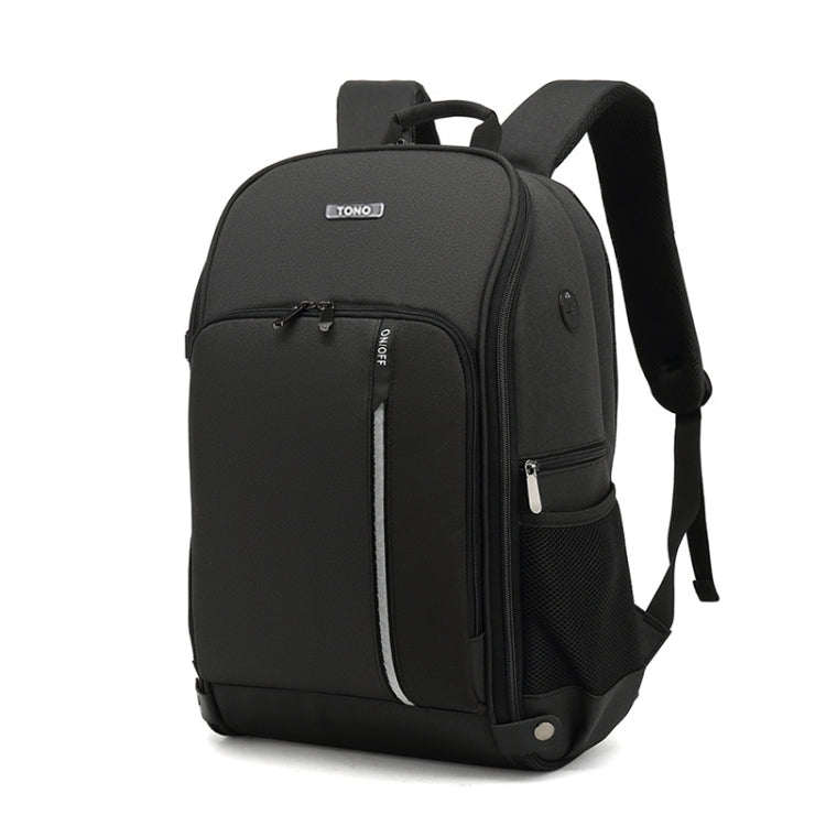 TONO LED Light SLR Digital Camera Backpack With USB Port, Blue, Black, Grey