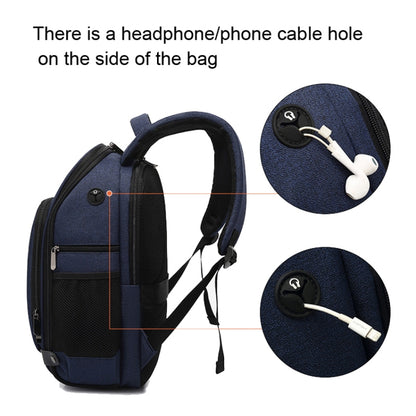 Cationic SLR Backpack Waterproof Photography Backpack with Headphone Cable Hole, Blue, Black, Red