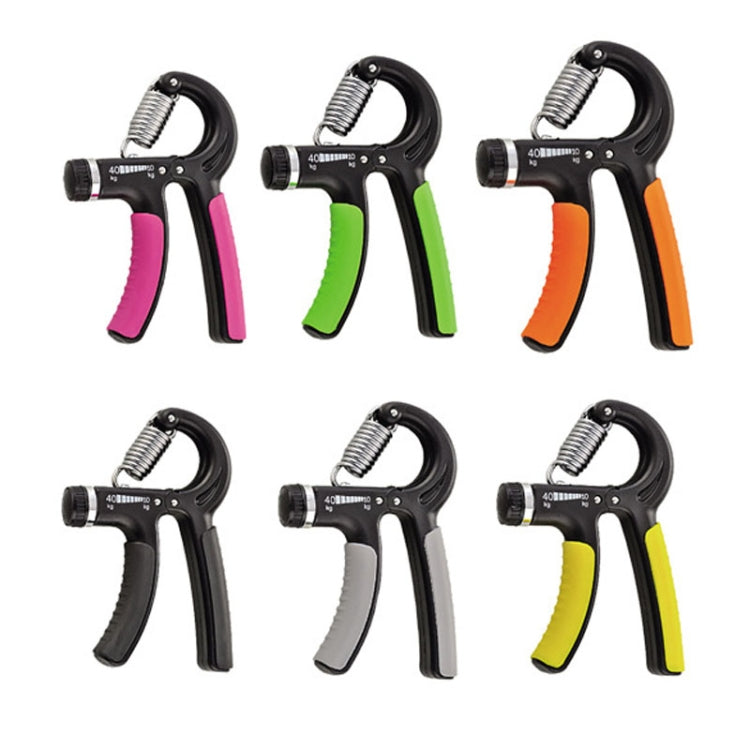 10-40kg Adjustable R-shaped Grip Finger Hand Training Gym, 10-40kg Black Rose Red, 10-40kg Black Orange, 10-40kg Black, 10-40kg Black Yellow, 10-40kg Black Gray, 10-40kg Black Green