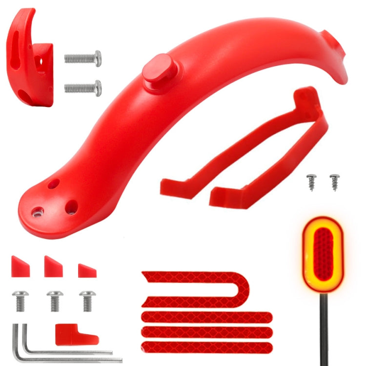 X0259 Electrical Scooter Rear Fender Shock Absorber Bracket Cover For Xiaomi Mijia M365, X0259 White, X0259 Red, X0259 Black