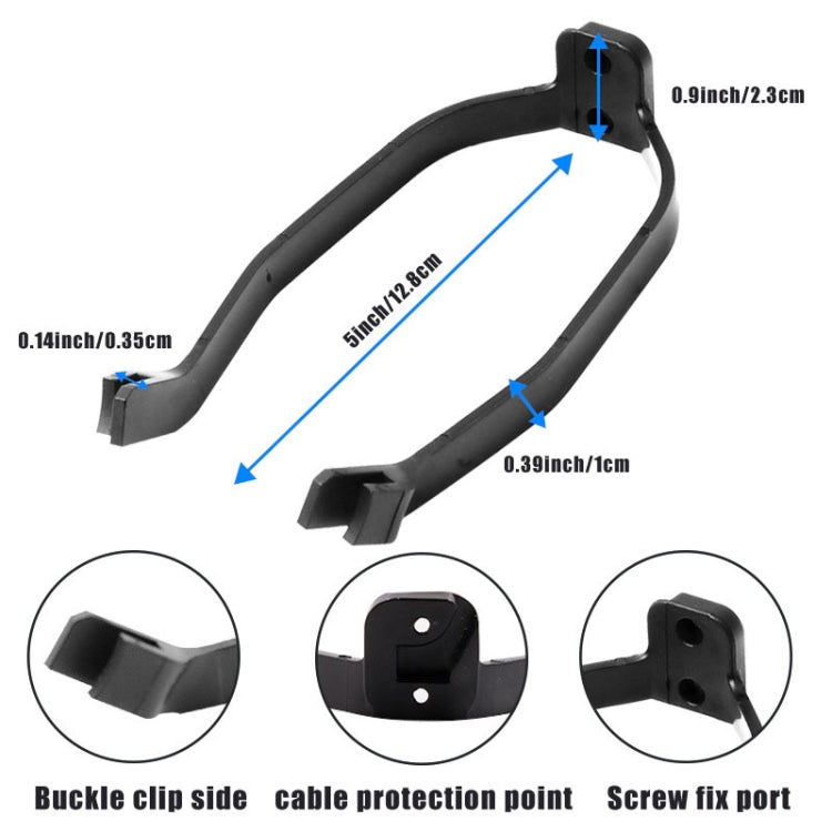 X0259 Electrical Scooter Rear Fender Shock Absorber Bracket Cover For Xiaomi Mijia M365, X0259 White, X0259 Red, X0259 Black