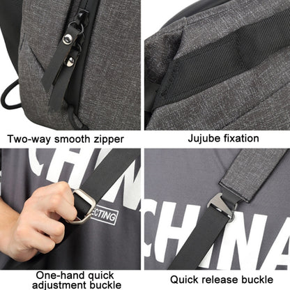 Portable Waterproof Photography SLR Camera Messenger Bag, 3L Light Gray