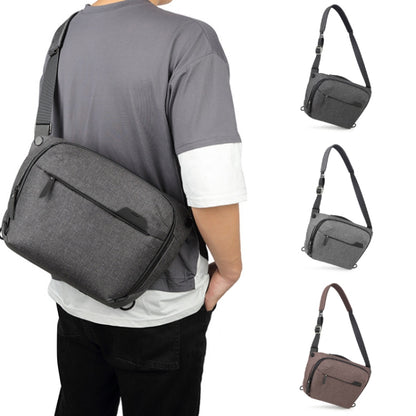 Portable Waterproof Photography SLR Camera Messenger Bag, 3L Light Gray