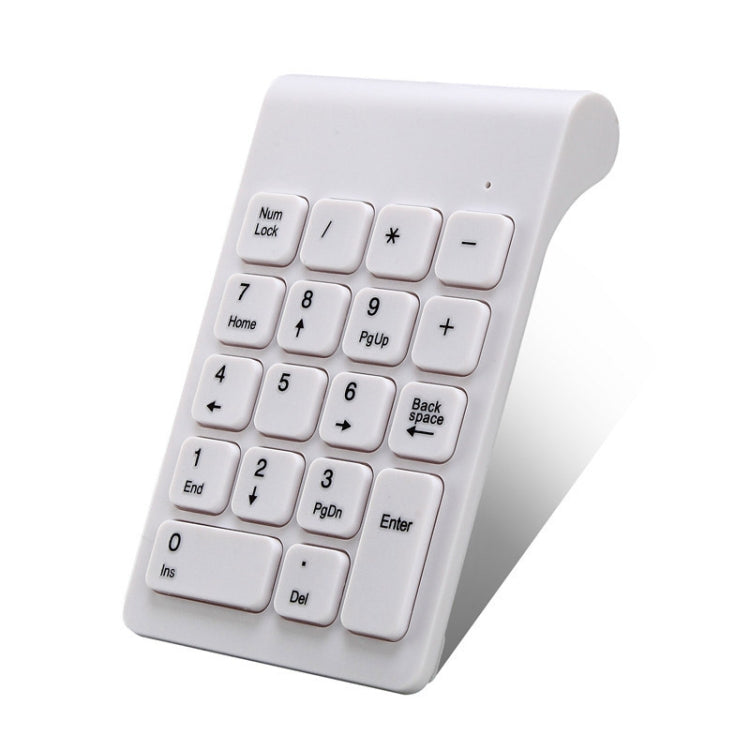 Mini 2.4G Wireless Numeric Keypad, Wireless White