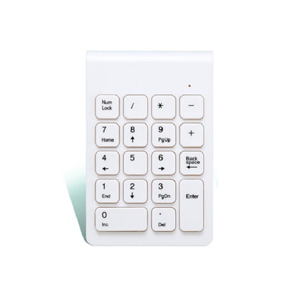 Mini 2.4G Wireless Numeric Keypad, Wireless White