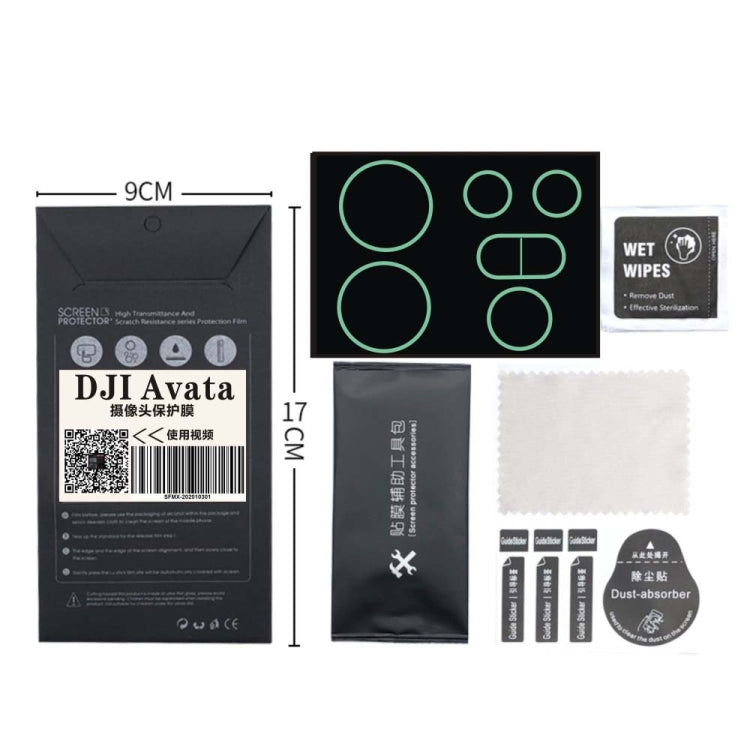 Sensor+Lens+Glasses Protective Film Anti-scratch Film for DJI Avata, for DJI Avata Advanced Version