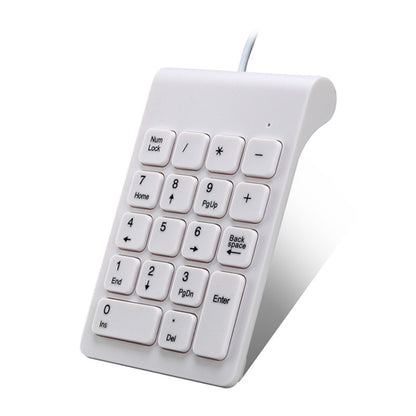 Laptop Wired Digital Mini USB Keyboard, Wired White, Wired Black