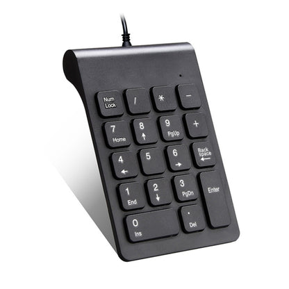 Laptop Wired Digital Mini USB Keyboard, Wired White, Wired Black