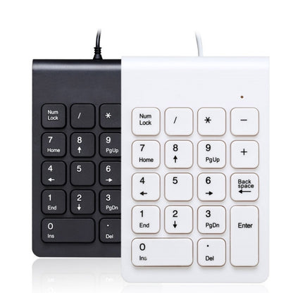 Laptop Wired Digital Mini USB Keyboard, Wired White, Wired Black