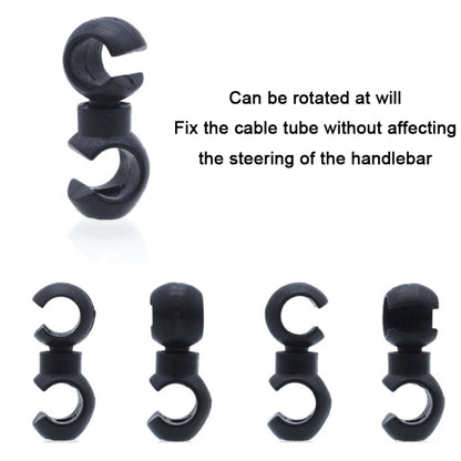 10 PCS Bicycle Handcuffs Type Shift Cable Buckle