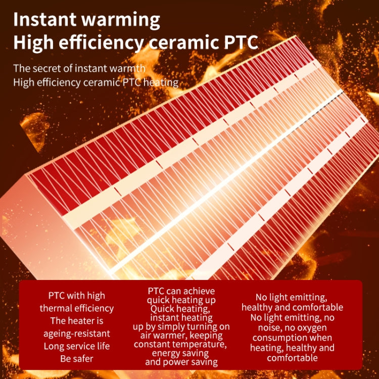 Household Fast Heating Shaking Head Electric Heater Thermostatic Heaters, Spec:, EU Plug, US Plug