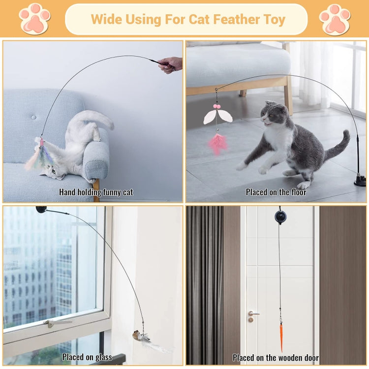 Epoxy Sucker Long Rod Funny Cat Stick Cat Toy, Burlap Bird, Chongming Bird, Kong Xuan Birds, White Night Birds, Jingwei Birds, White Cockroach, Vida Bird, Jade Birds, Long -tailed Birds, Hibiscus Birds, White Feathers, Black Feathers, Pink Feathers...