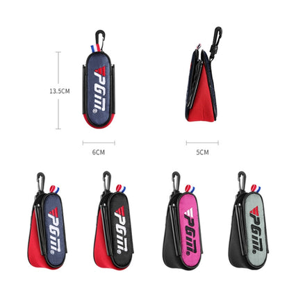 PGM SOB005 Golf Ball Bag Light Waist Bag Magnetic Suction Mini Ball Bag, PGM SOB005 Black, PGM SOB005 Pink, PGM SOB005 Blue, PGM SOB005 Gray