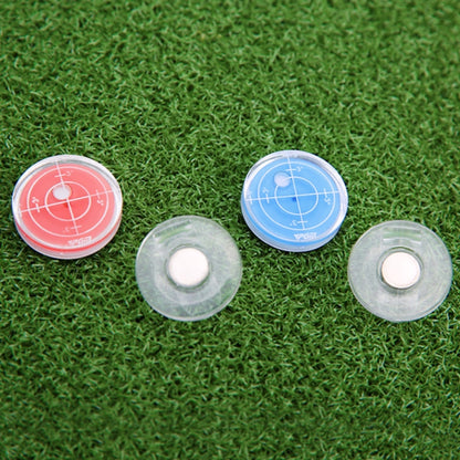 PGM MK011 Magnetic Golf Level Cap Clip Ball Marker, PGM MK011 Blue, PGM MK011 Red