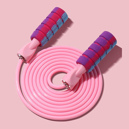H8010 Weight Bearing Rope Skipping Fitness Equipment, PVC Rope Green, PVC Rope Pink